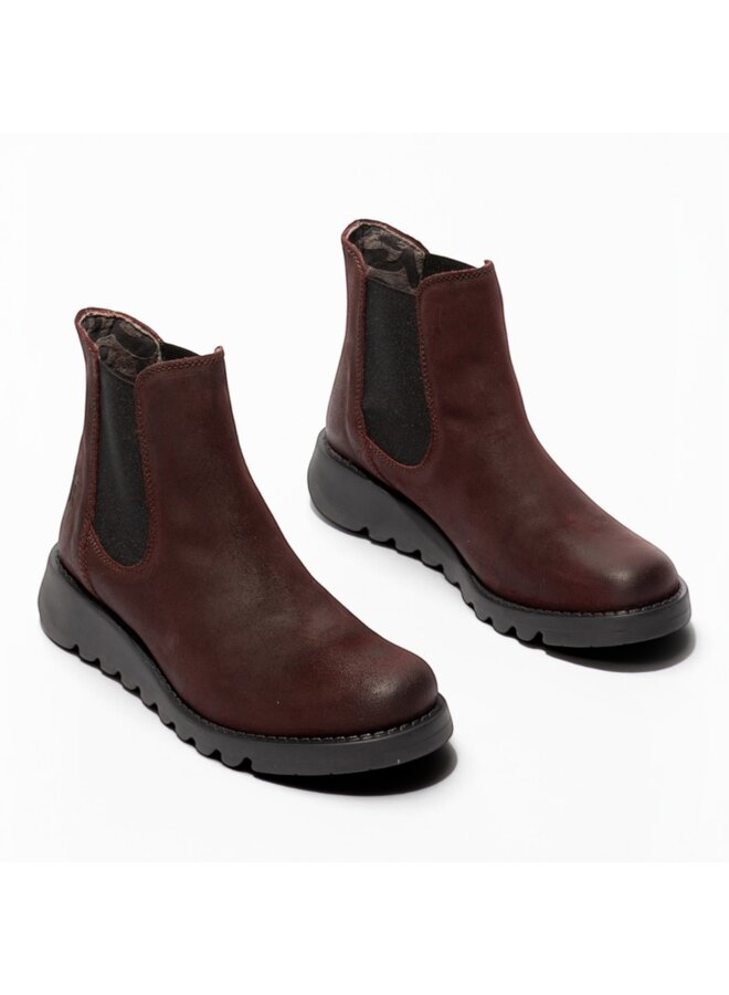 Fly london P143195126 Antique Suede-Burgundy