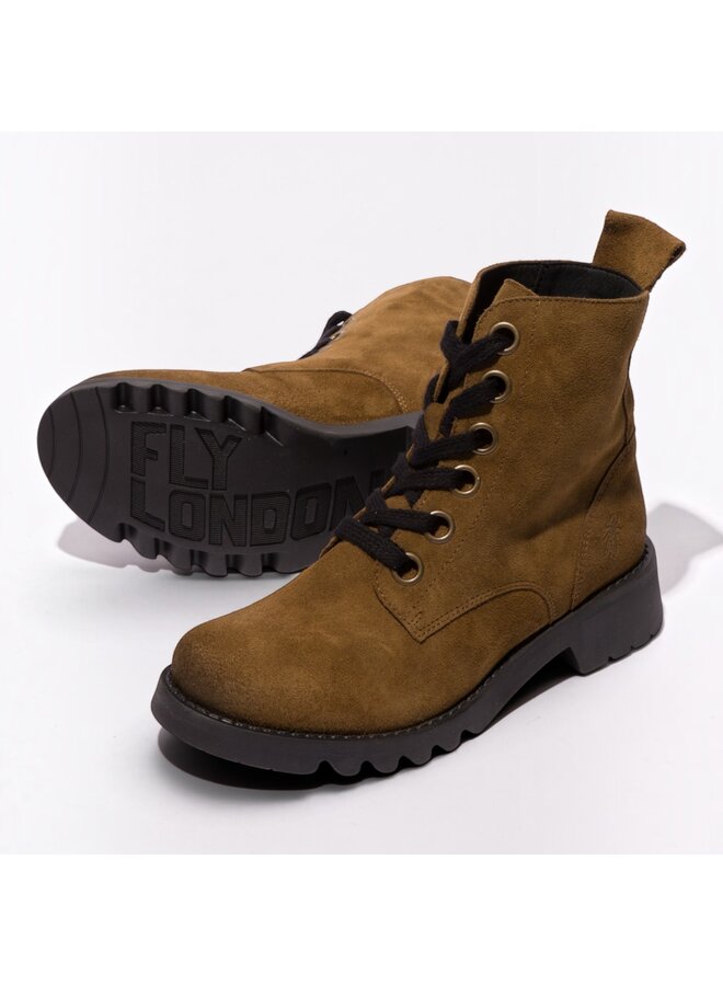 Fly London P145488004 Oil Suede-Elephant