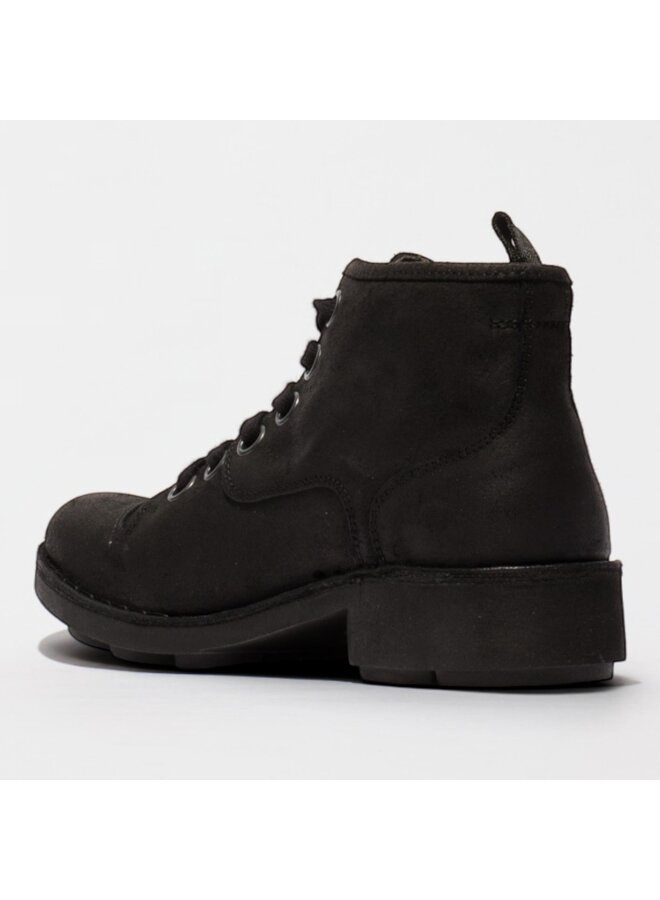 Fly London P211227002 Antique Suede-Black