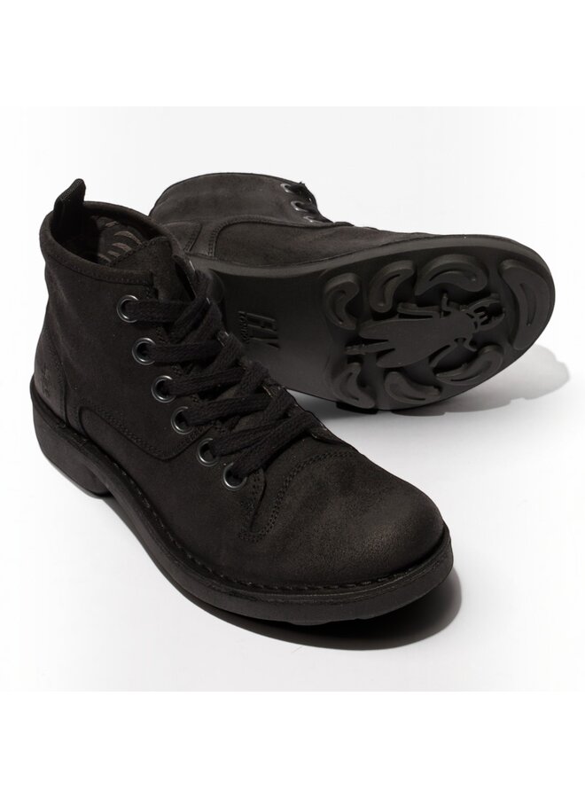 Fly London P211227002 Antique Suede-Black