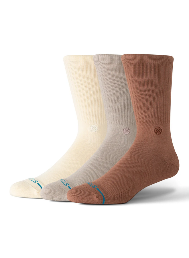 Stance Icon 3 Pack Brown