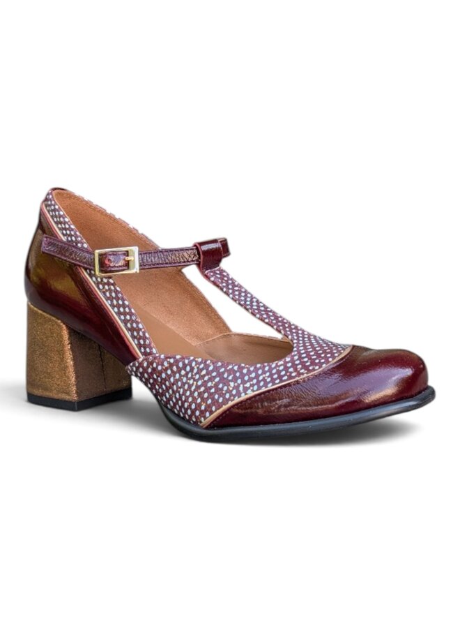 Nemonic 2053 Zapato Juliet Burdeos Chanel
