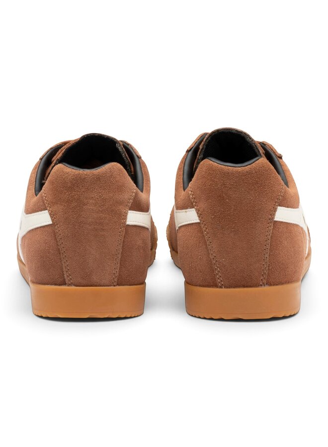Gola CMA192TI Harrier Trainer Umber/Off White/Black
