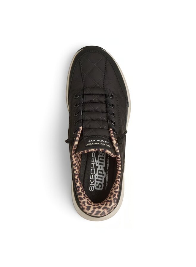 Skechers 150419/BLK Contour Foam Leopard Dream