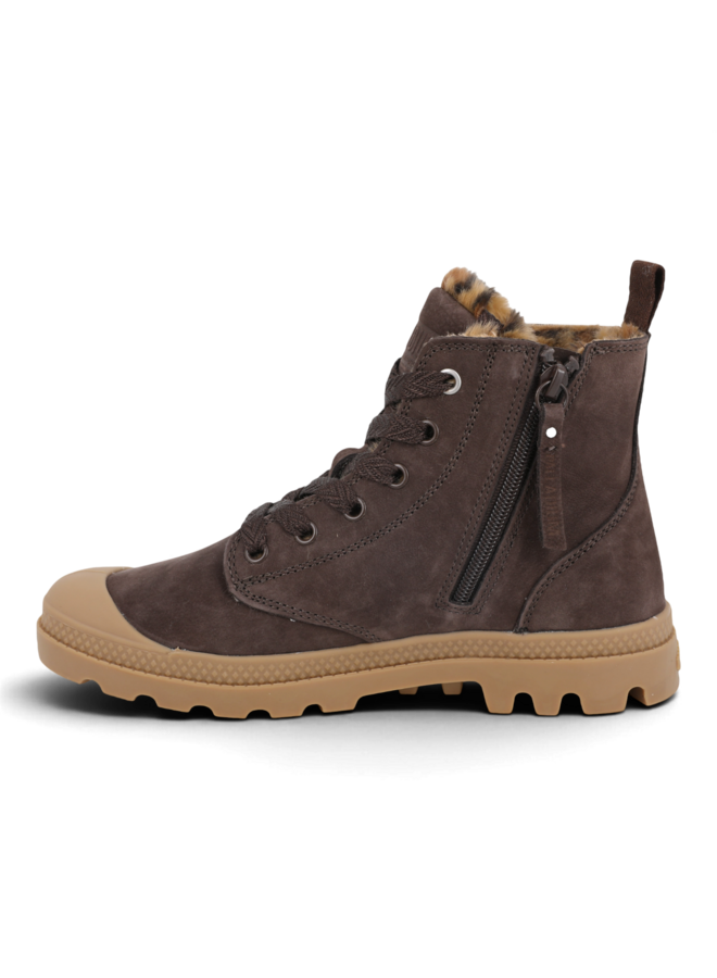 Palladium Pampa Hi Zip Wl Wild Dark Cocoa
