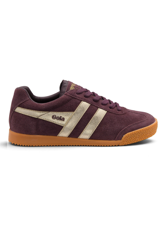 Gola CLA156LT Harrier Mirror Trainer Cocoa/Gold/Gum
