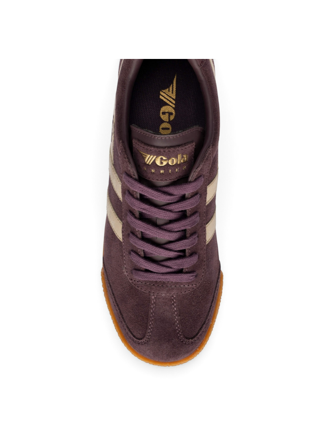 Gola CLA156LT Harrier Mirror Trainer Cocoa/Gold/Gum