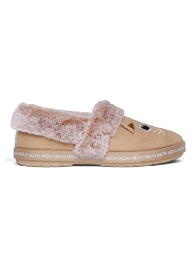 Skechers 33355 Bobs Too Cozy-Meow Pajamas Tan