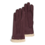 Isotoner 68451 Leren Handschoenen Bordeau
