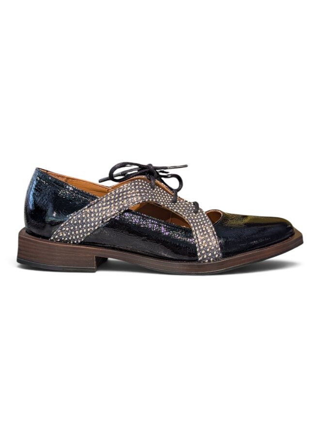 Nemonic 2525 Zapato Peackoc Black