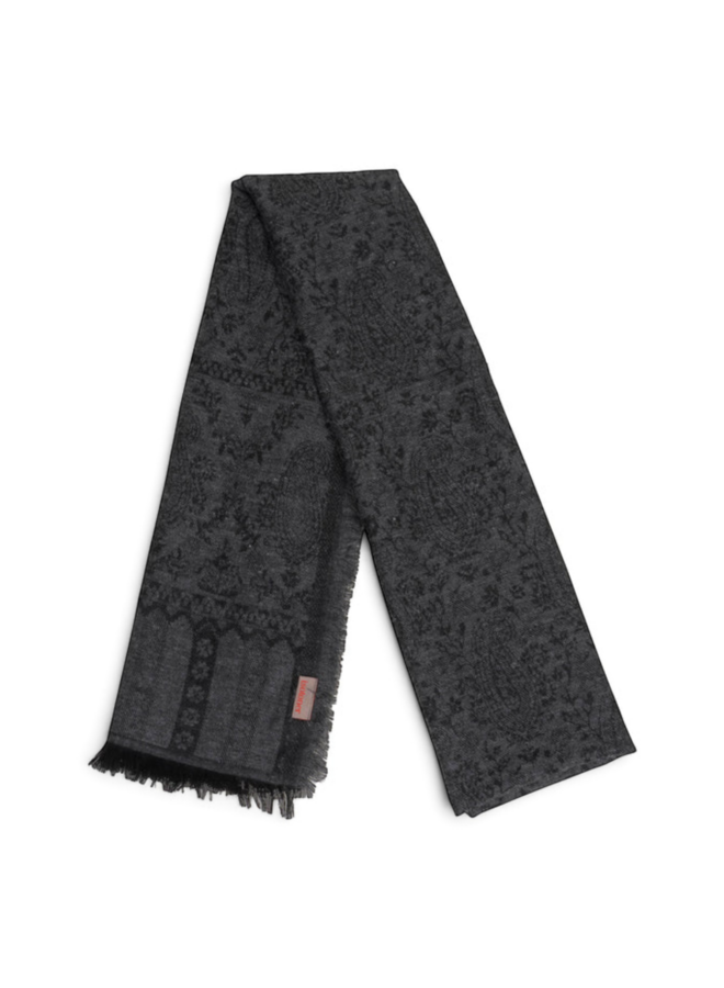 Isotoner 86053 Sjaal Anthracite/Zwart