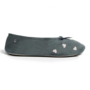 Isotoner 95991 ballerina pantoffels Sauge/Créme