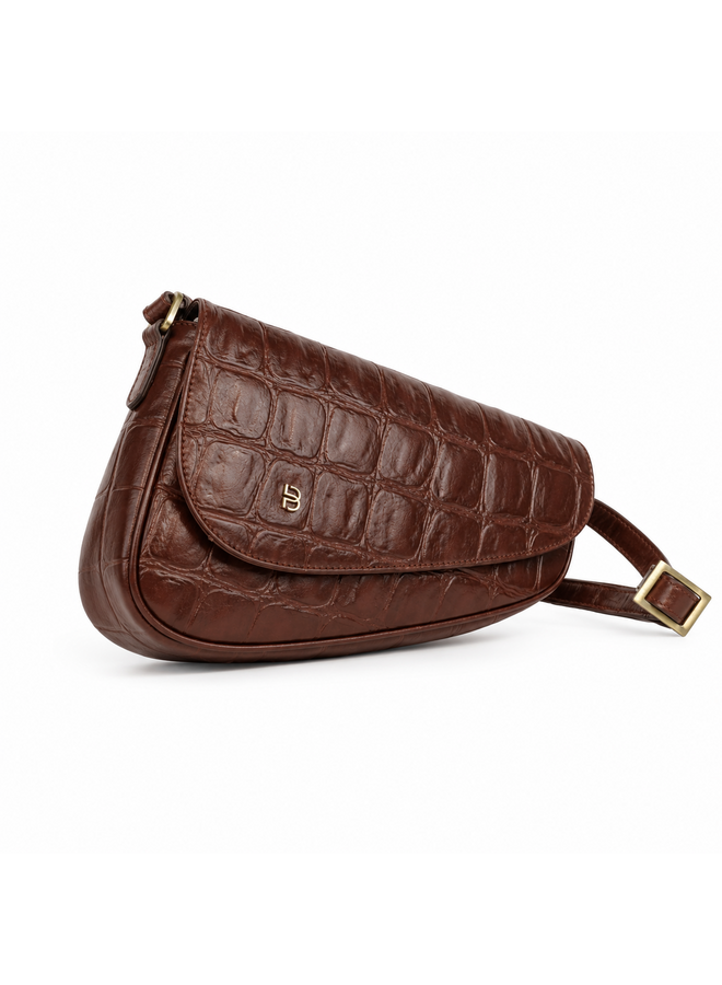 Belluga BCR 043 Bag Croco Classy - Brown