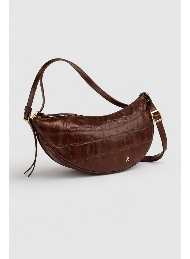 Belluga BCR 043 Bag Croco Classy - Brown