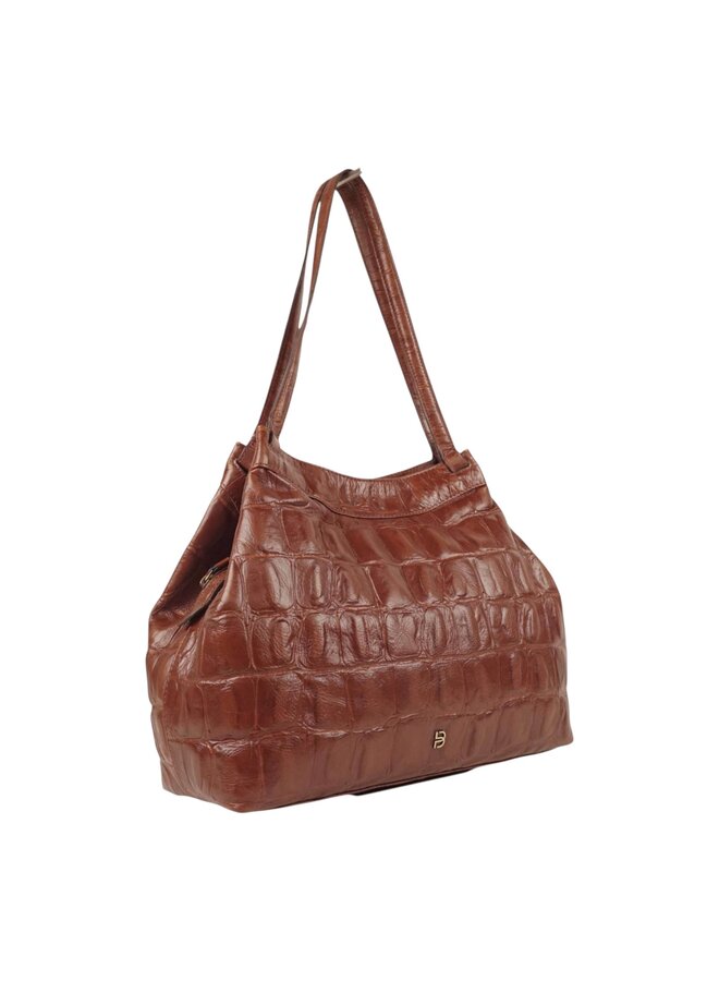 Belluga BCR 042 Bag Croco Classy - Cognac