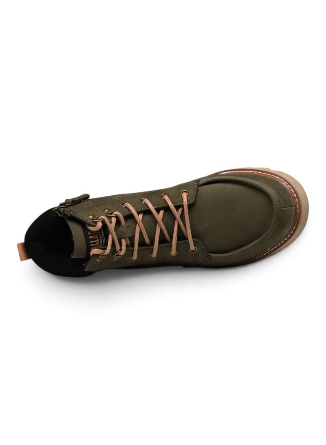 Palladium Trooperlite Grit Zip Olive Night
