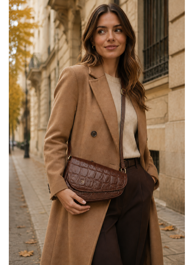 Belluga BCR 043 Bag Croco Classy - Brown
