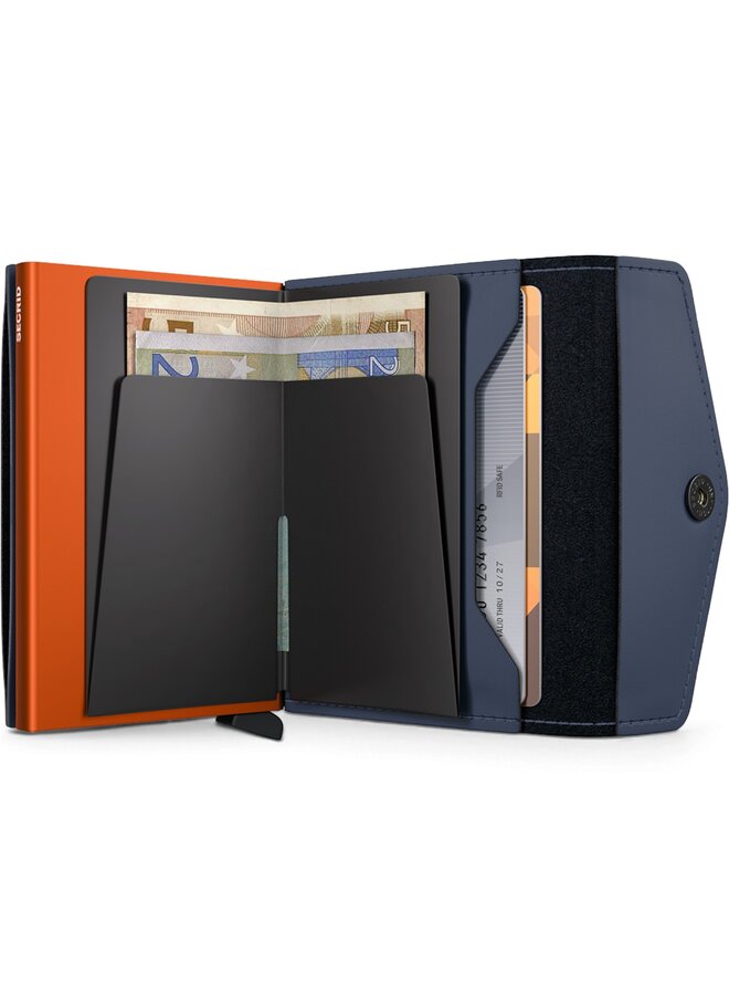 Secrid Envelope Matte Nightblue & Orange