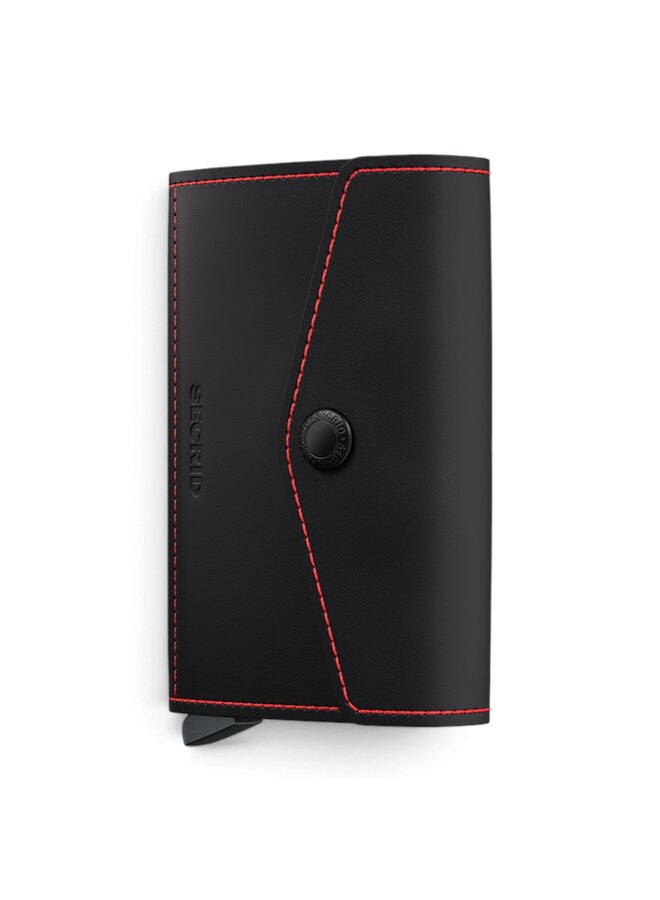 Secrid Envelope Matte Black & Red