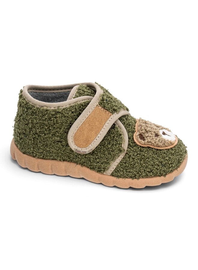 Fischer Kinderpantoffel 651566 Olive