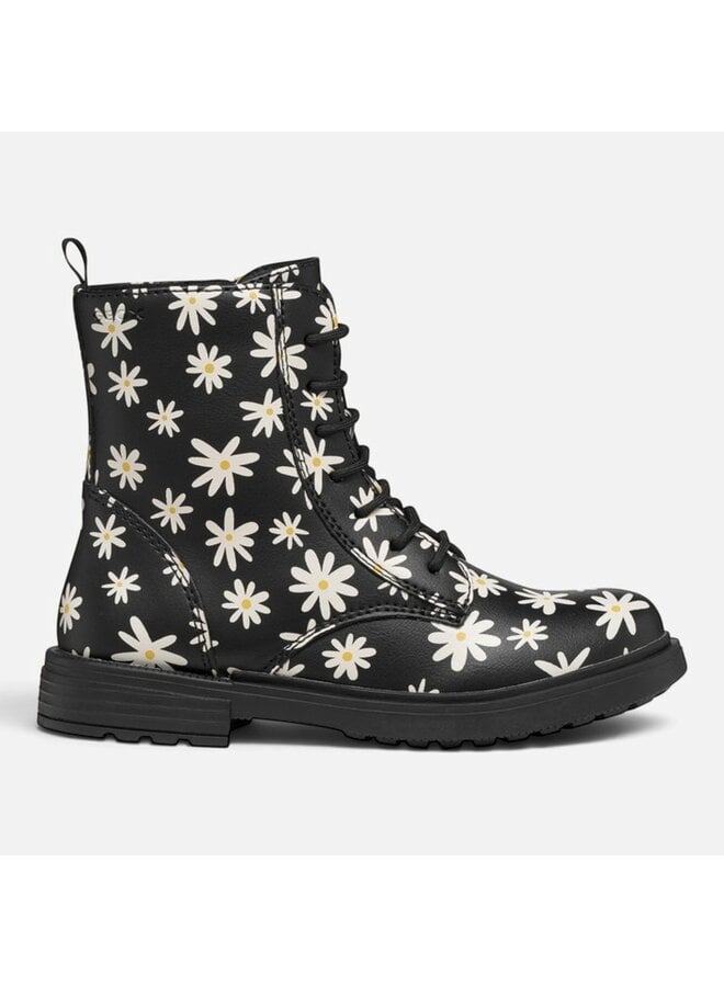Geox J049QD J Eclair Girl Black/LT Ivory