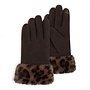 Isotoner 85358 Handschoenen Marron/Leopard