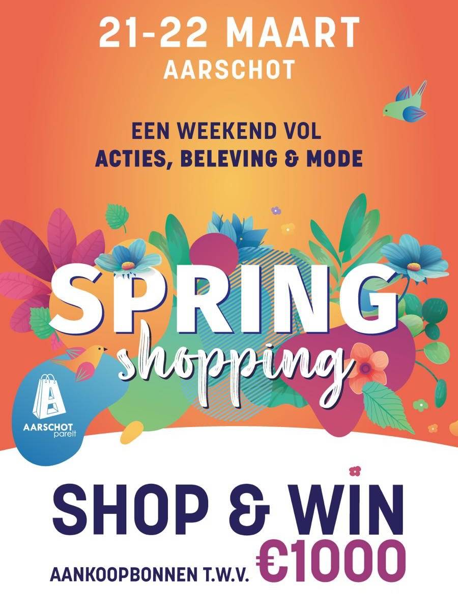 Joepie! Lenteshopping op 21 en 22 maart van 10 tot 18 uur.
