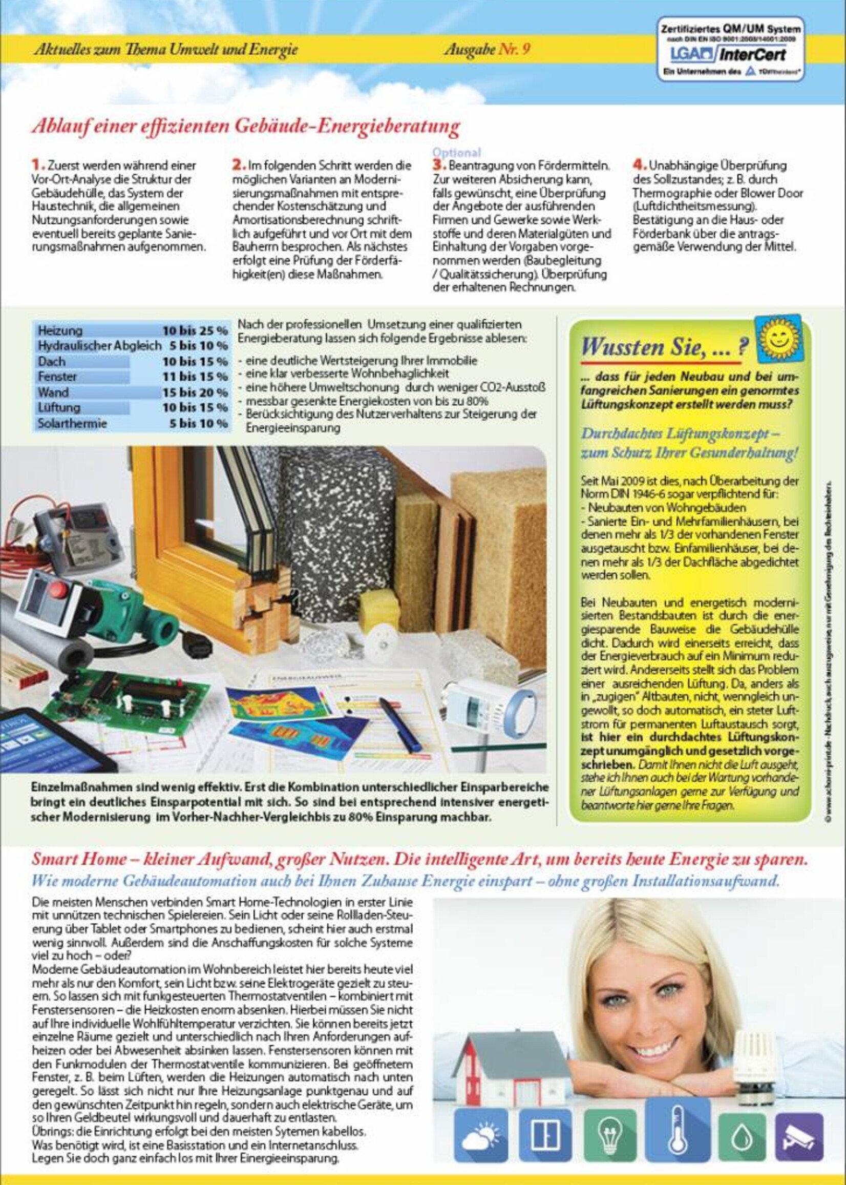 Umwelt & Energie Info 9 Version 1 Gebäudeenergieberater