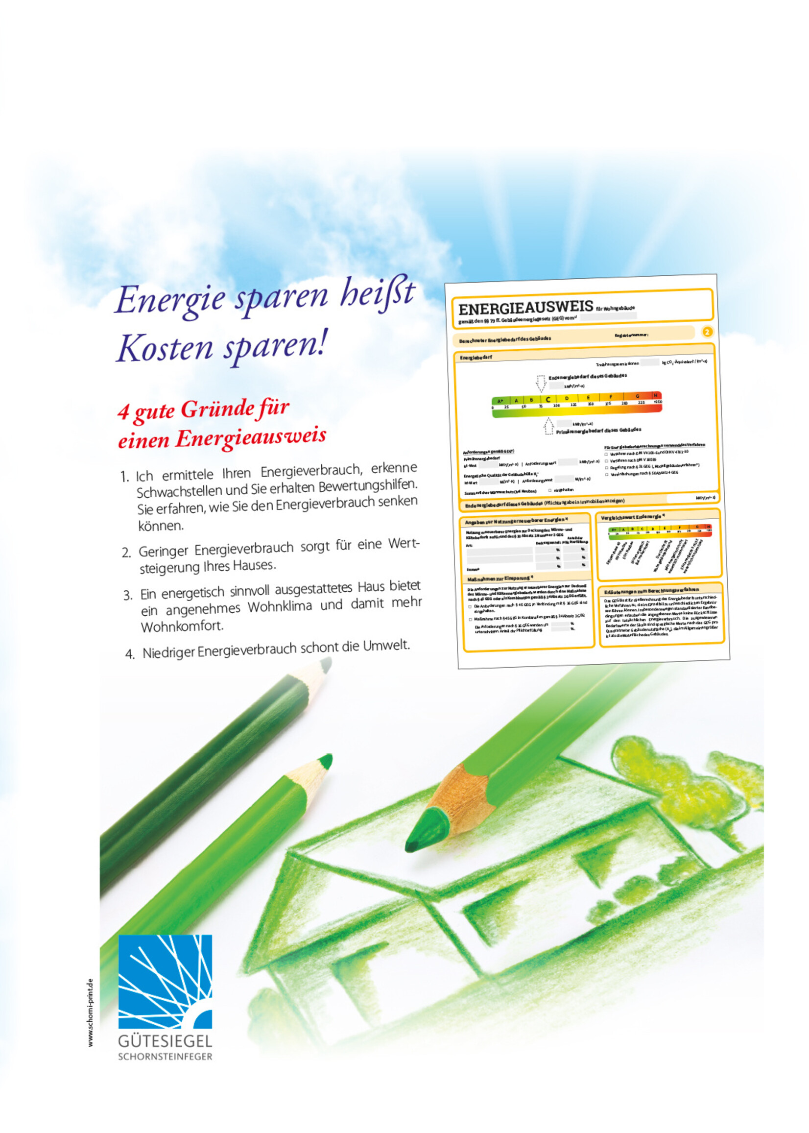 Versandtaschen C4 Energieausweis