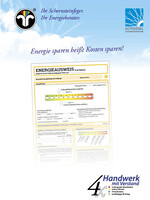 Mappen "Energieausweis" (40 Stck.) m. Klemmleiste