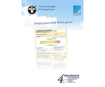 Mappen "Energieausweis" (40 Stck.) m. Klemmleiste