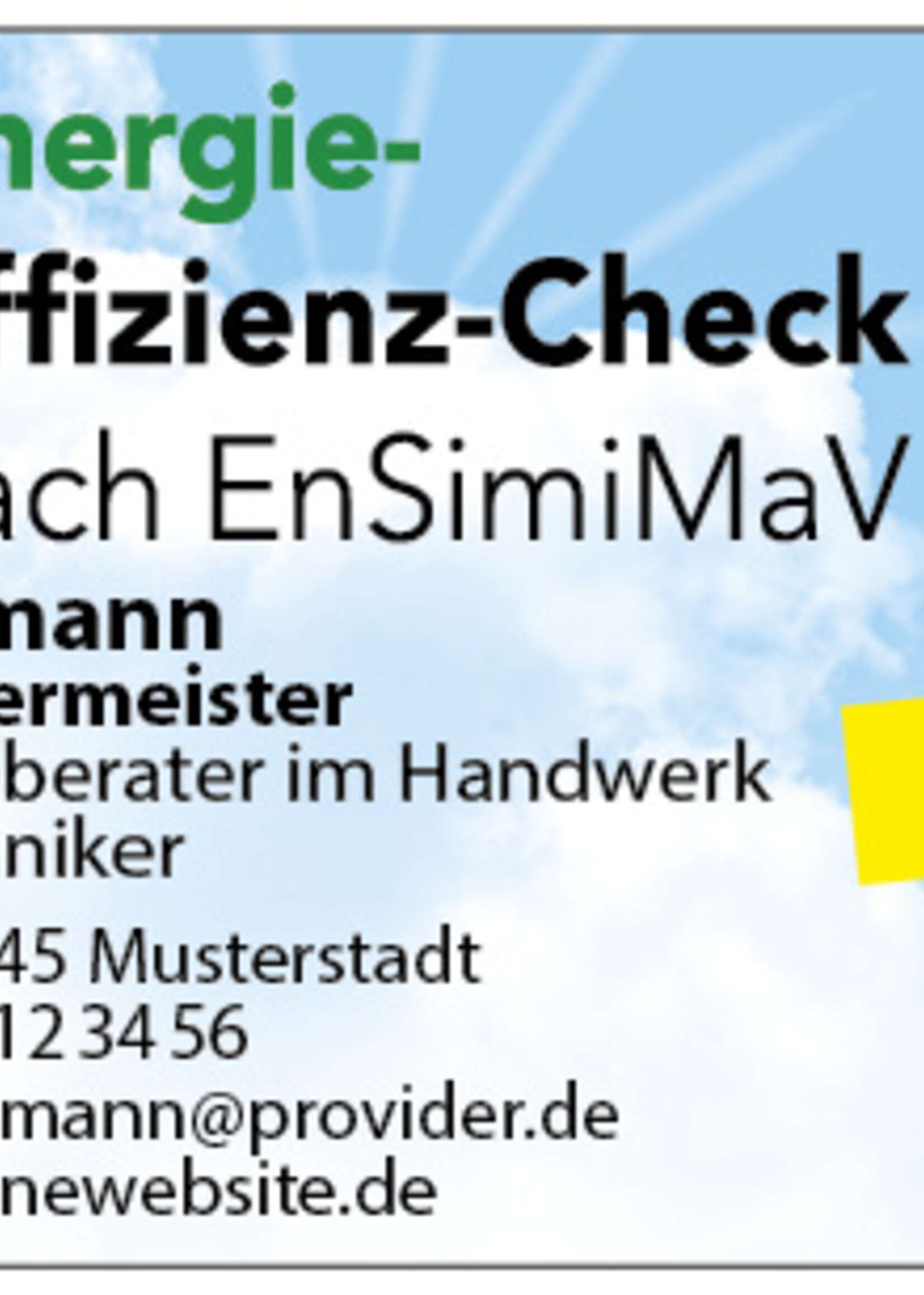 Haftetiketten "EnSimiMaV"