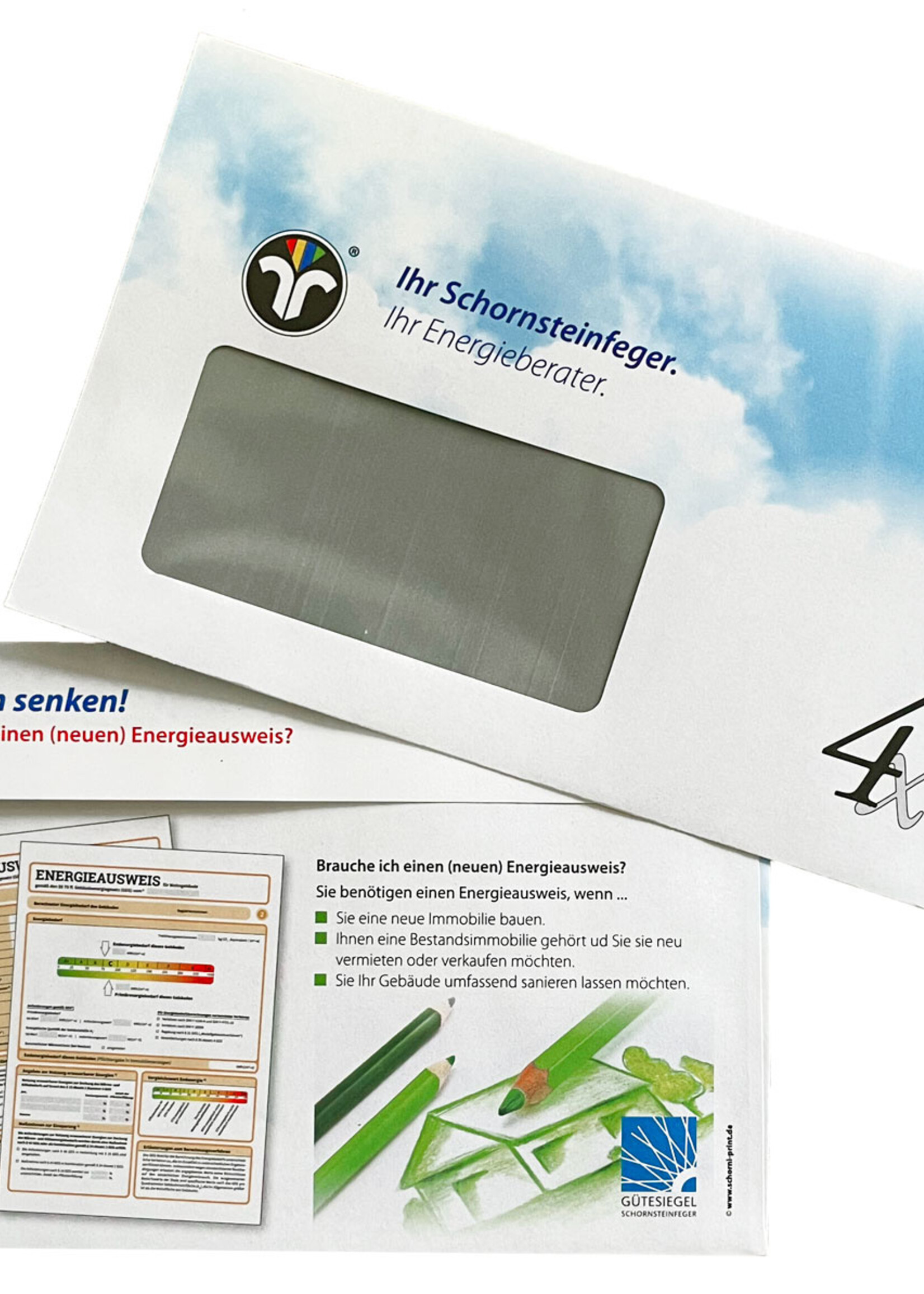 Briefumschlag Motiv 1: Energieausweis