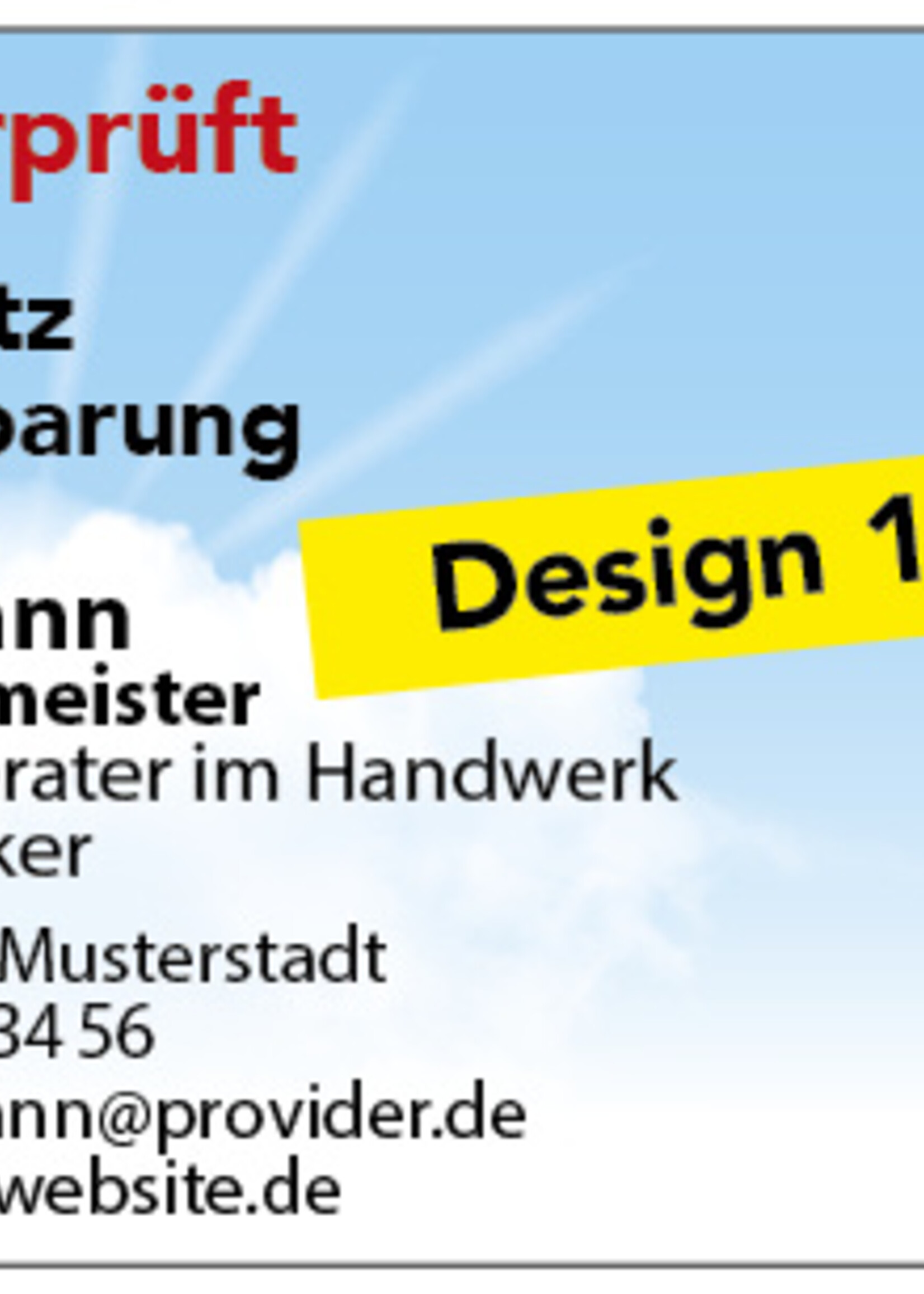 Haftetiketten "Anlage geprüft"