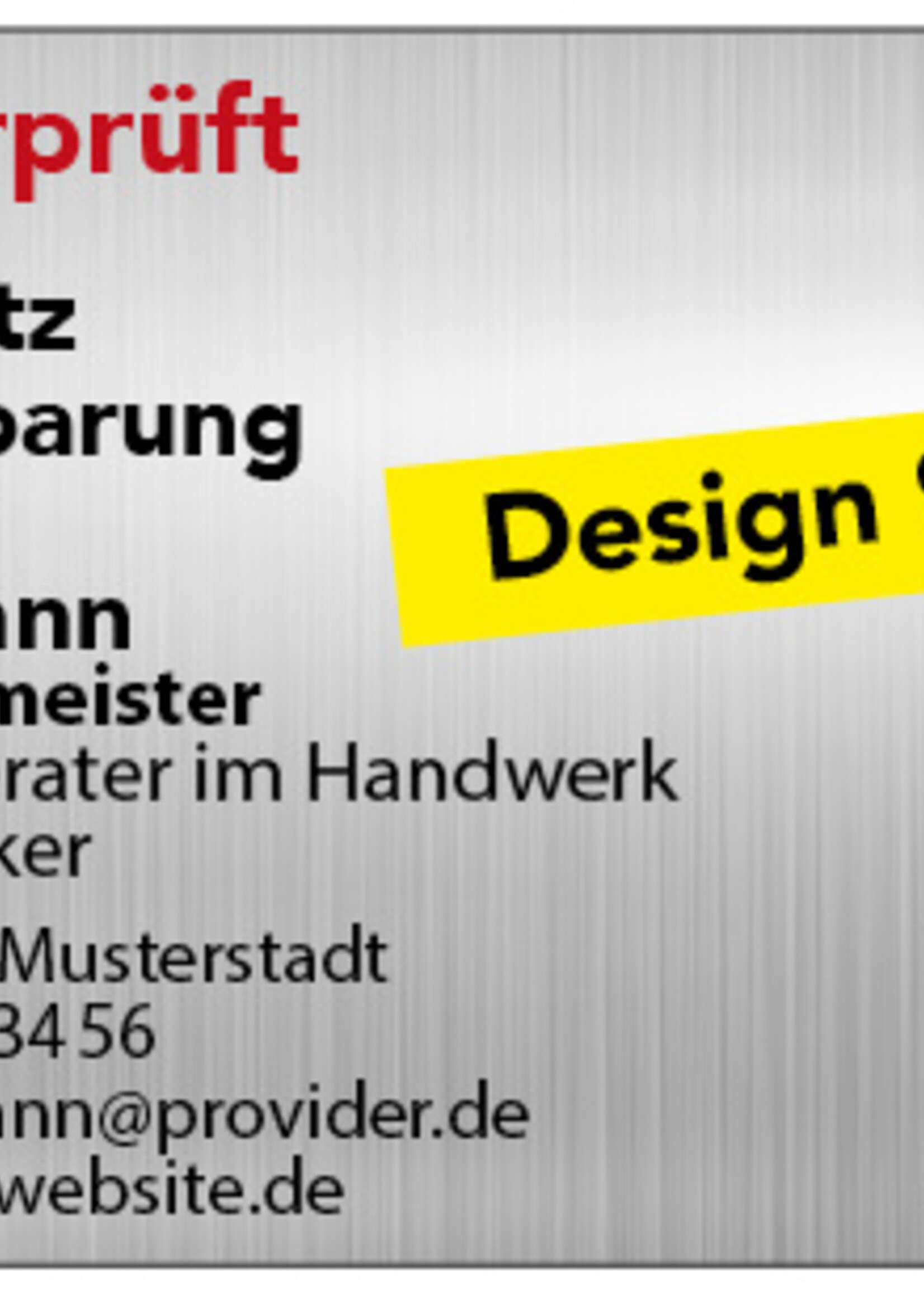 Haftetiketten "Anlage geprüft"