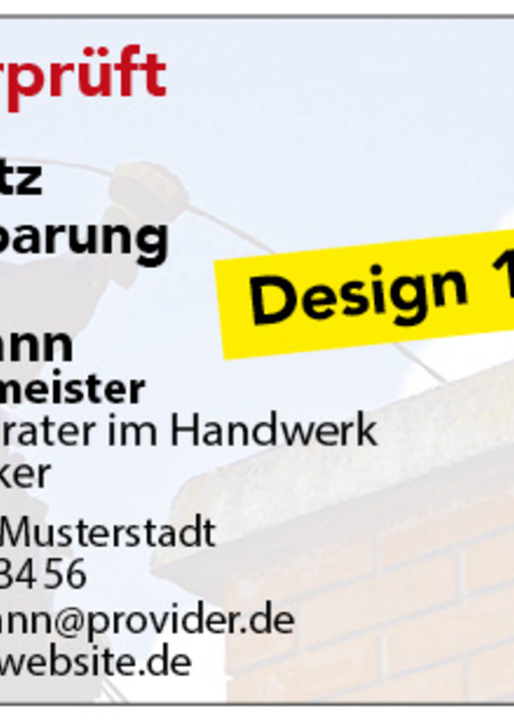 Haftetiketten "Anlage geprüft"