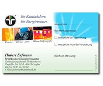 Kesselaufkleber "Kaminkehrer" mit Eindruck