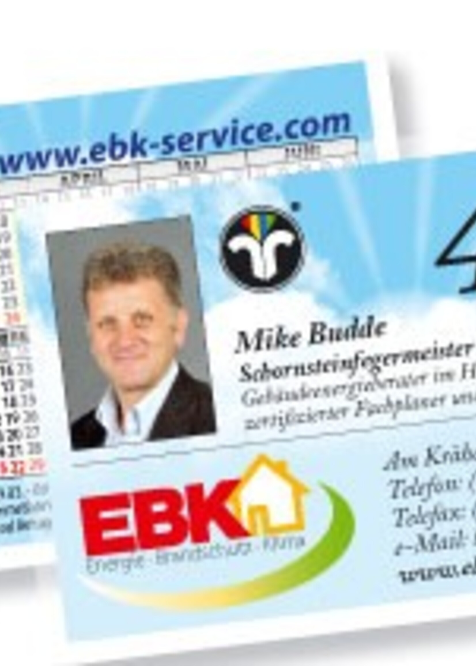 Kalender im Scheckkartenformat