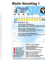 Anmeldezettel mit Eindruck