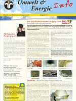 Umwelt & Energie Info 8 Version 1 Co-Melder, Wartung Gas Therme, EnEV 2014, Energiespartipps