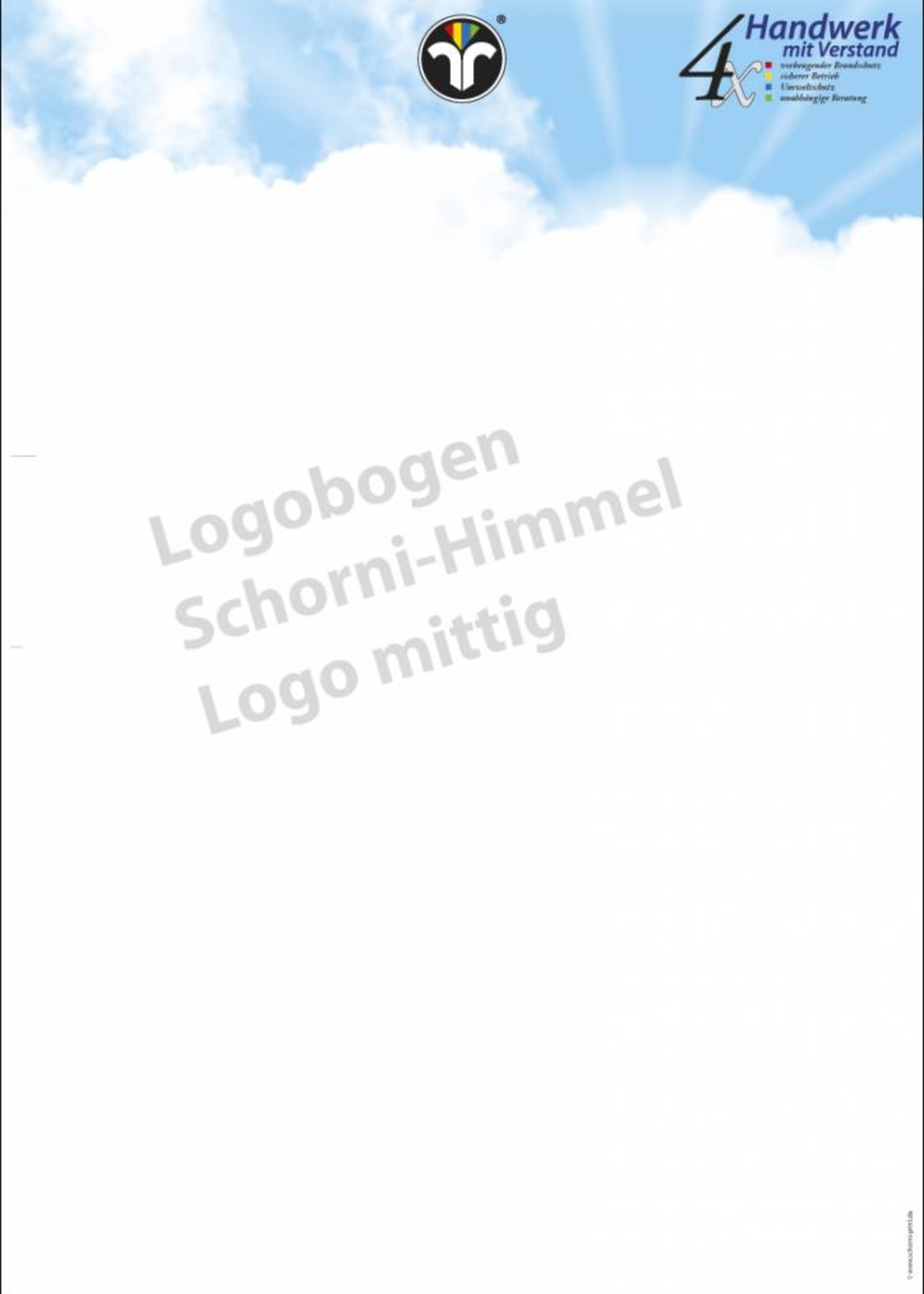 Logobogen Schorni-Himmel Logo mittig