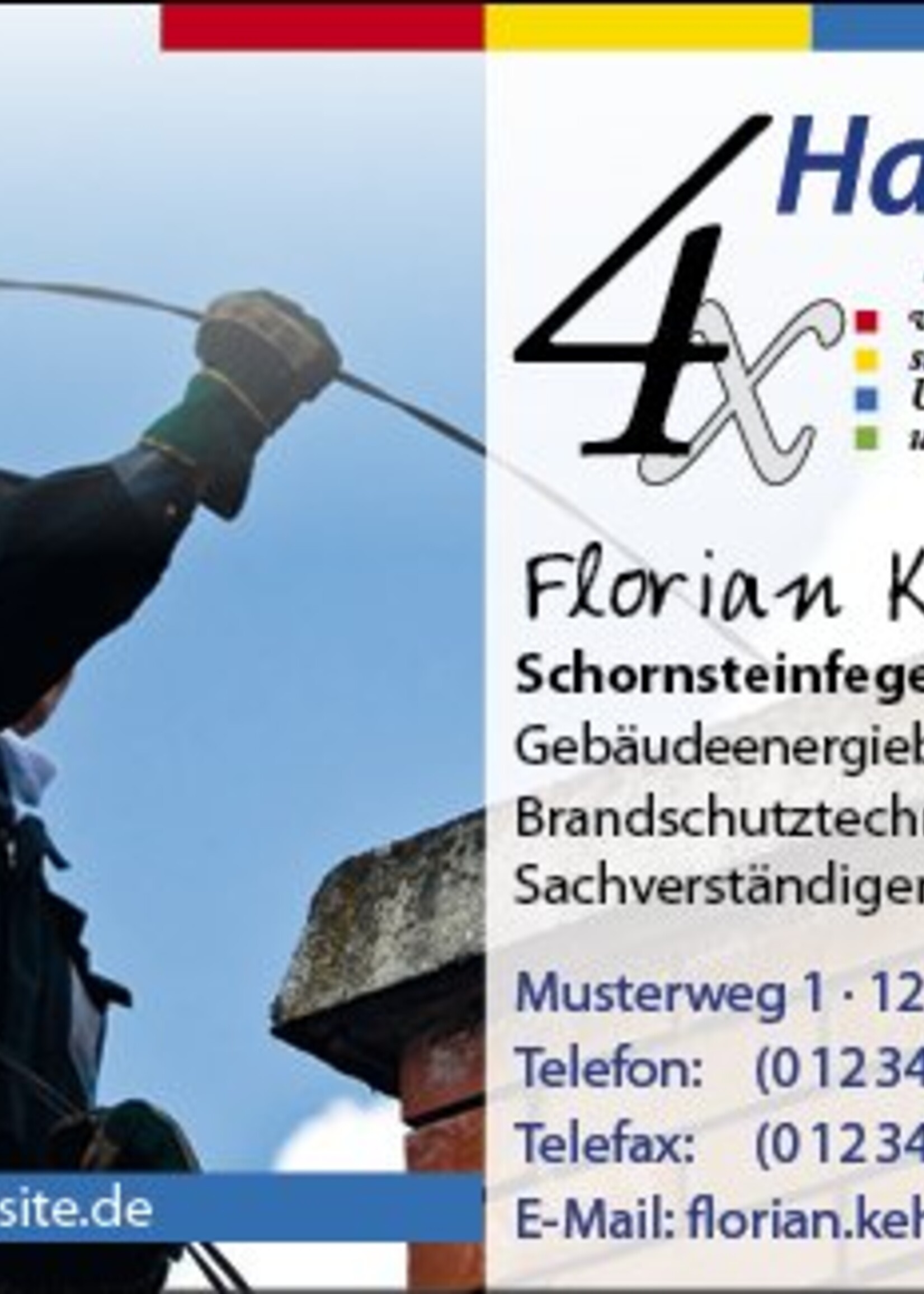 Visitenkarten 1-seitig - Design 2