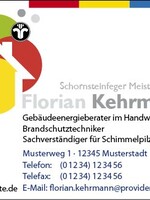 Visitenkarten 1-seitig - individuell gestaltet