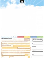 Zahlschein Motiv "Schorni-Himmel" SEPA – Logo mittig 1-seitig