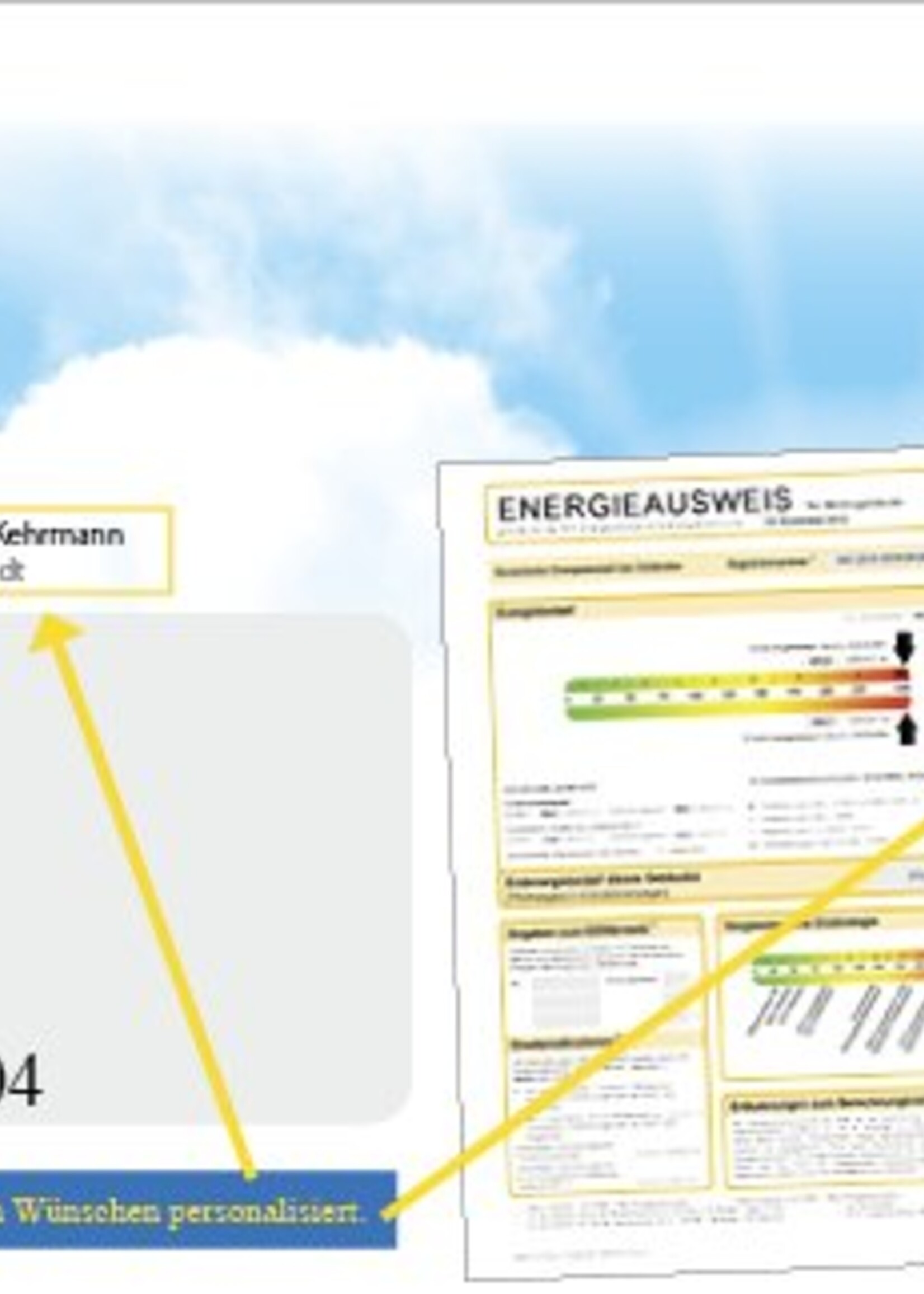 Personalisierte Briefumschläge "Design Schorni_Himmel", gestaltet nach Ihren Wünschen – mit Ihren Kontaktdaten und Logo