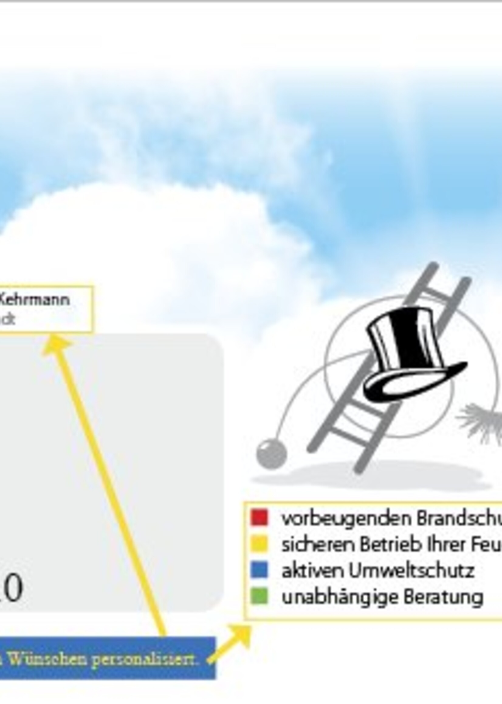 Personalisierte Briefumschläge "Design Schorni_Himmel", gestaltet nach Ihren Wünschen – mit Ihren Kontaktdaten und Logo