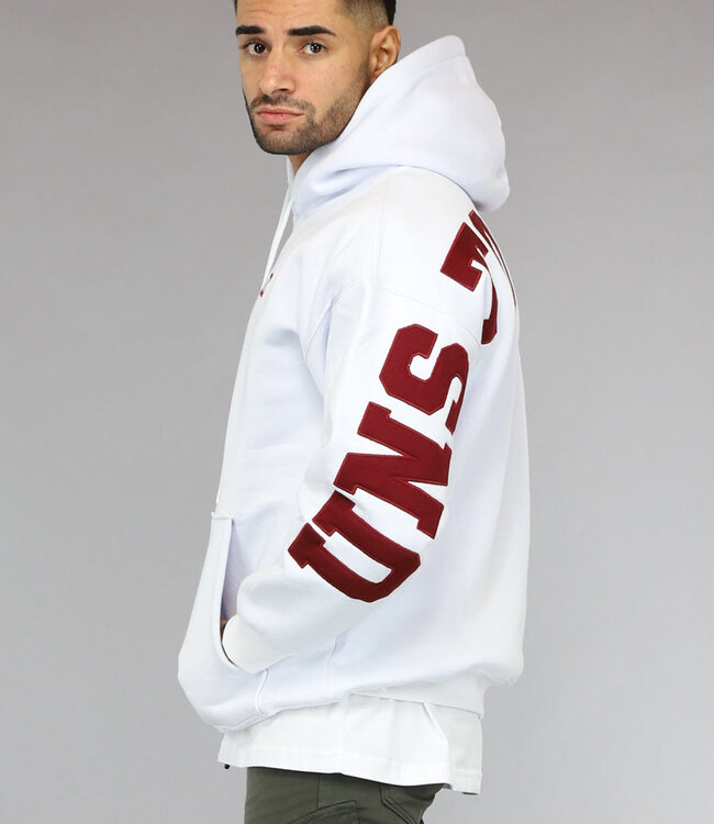 Witte Heren Hoodie met Unstoppable Tekst