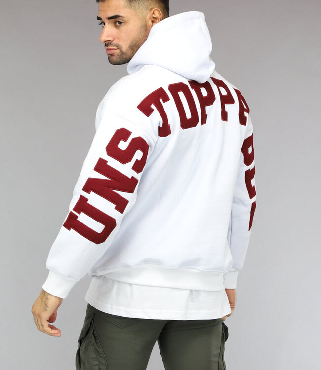 Witte Heren Hoodie met Unstoppable Tekst
