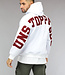 Witte Heren Hoodie met Unstoppable Tekst