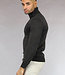 Antraciet Heren Trui met Omgeslagen Col